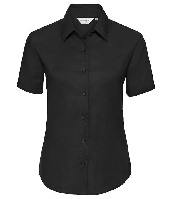 Women's short sleeve Oxford shirt