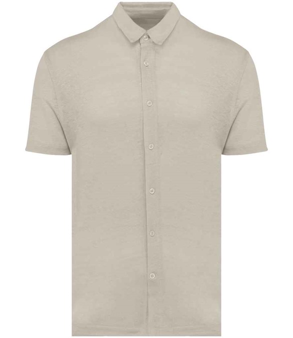 Spasso Short Sleeve Linen Shirt