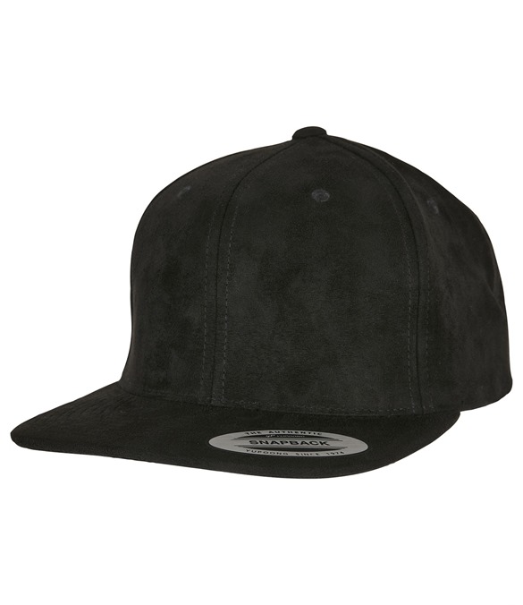 Imitation suede leather snapback (6089SU)