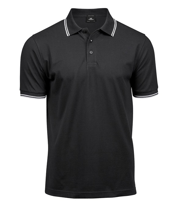 Luxury stripe stretch polo (1407)
