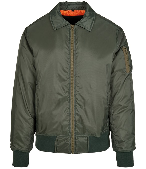 Collar bomber jacket