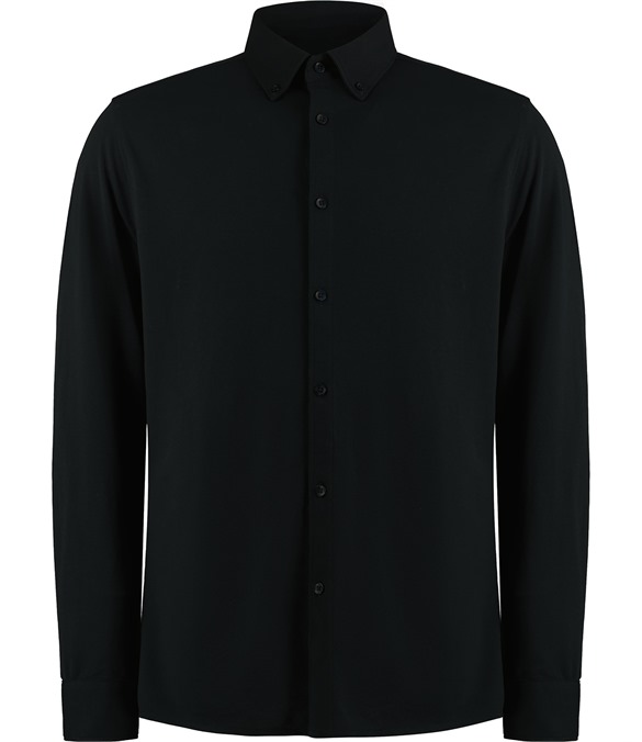 Long sleeve Superwash? 60? piqu? shirt (tailored fit)