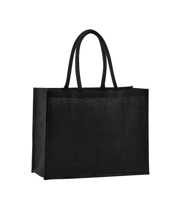 Natural starched jute classic shopper