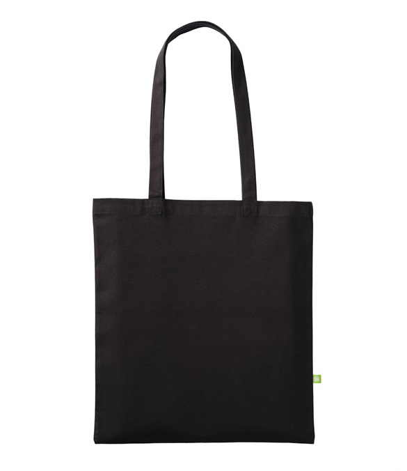 Premium organic canvas shopper long handle