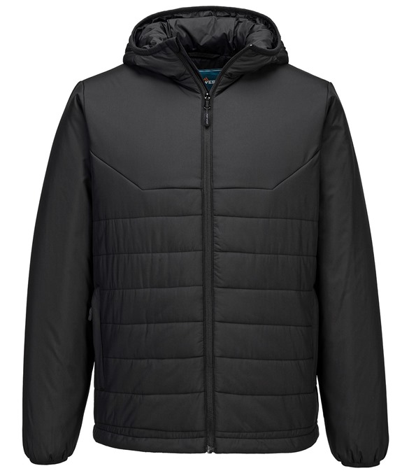 Professional hooded insulated baffle jacket (S608)