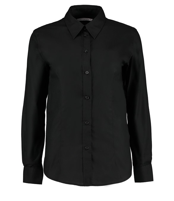 Women's workplace Oxford blouse long-sleeved (tailored fit)