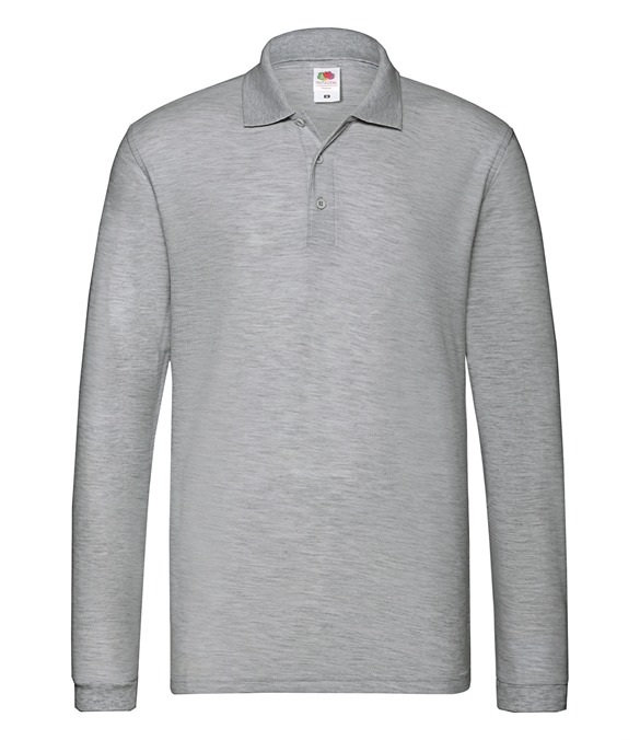 Premium long sleeve polo