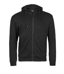 Ribbed interlock hooded full-zip (5508)