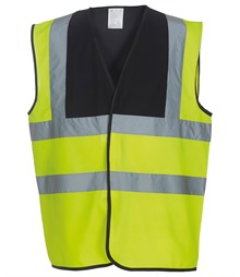 Hi-vis 2-band-and-braces waistcoat (HVW100)