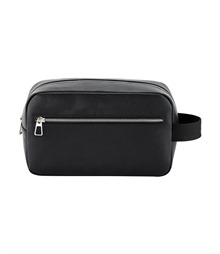 Tailored luxe PU wash bag