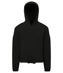 Kids TriDri? recycled cropped oversize hoodie