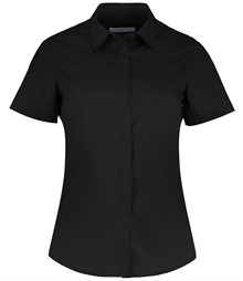 Women's poplin shirt short sleeve