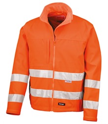 High-viz softshell jacket
