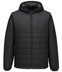 Professional hooded insulated baffle jacket (S608)