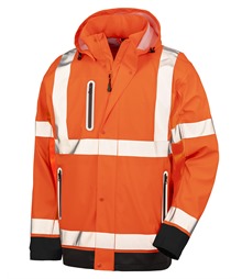 Heavy-duty prism PU safe and dry jacket with recycled backing