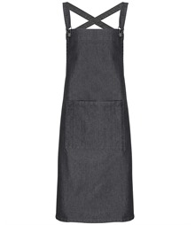Cross back 'barista' bib apron