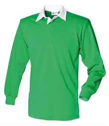 Long sleeve plain rugby shirt