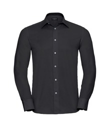 Long sleeve easycare tailored Oxford shirt