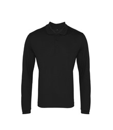 Long sleeve Coolchecker? piqu? polo