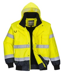 Hi-vis contrast bomber jacket (C465)
