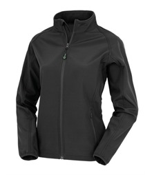 Women's recycled 2-layer printable softshell jacket