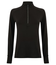 Women's long-sleeved ? zip top