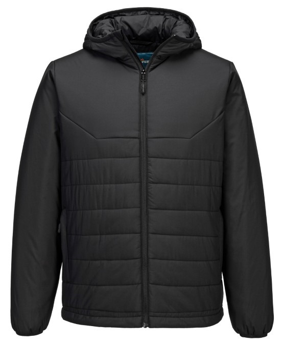 Professional hooded insulated baffle jacket (S608)