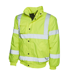 High Viz Bomber Jacket Yellow